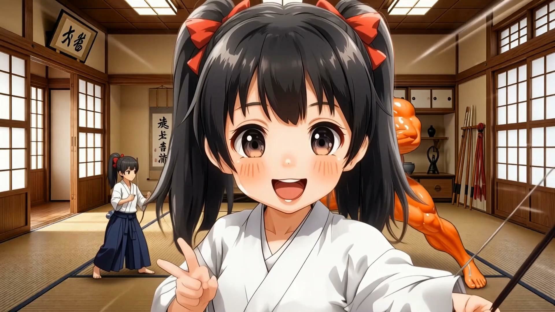 【AIアニメ】闘え！ザーメンマン2 箱煎道場破り編 サンプル画像 3