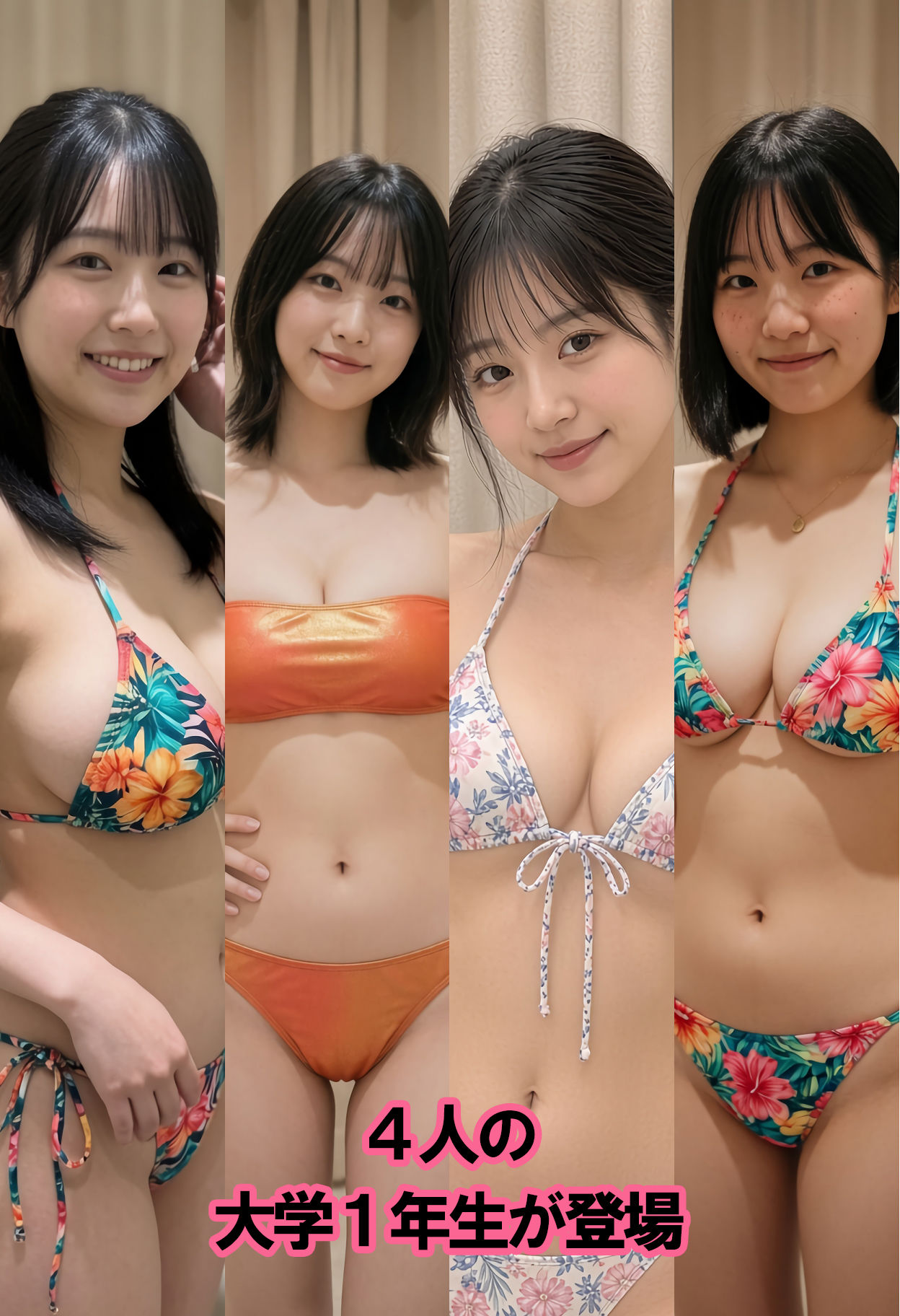 女子大生水着試着室 わたしのカラダ、こんなにエッチだったんだ・・発情そしてオナニーするJD 画像5