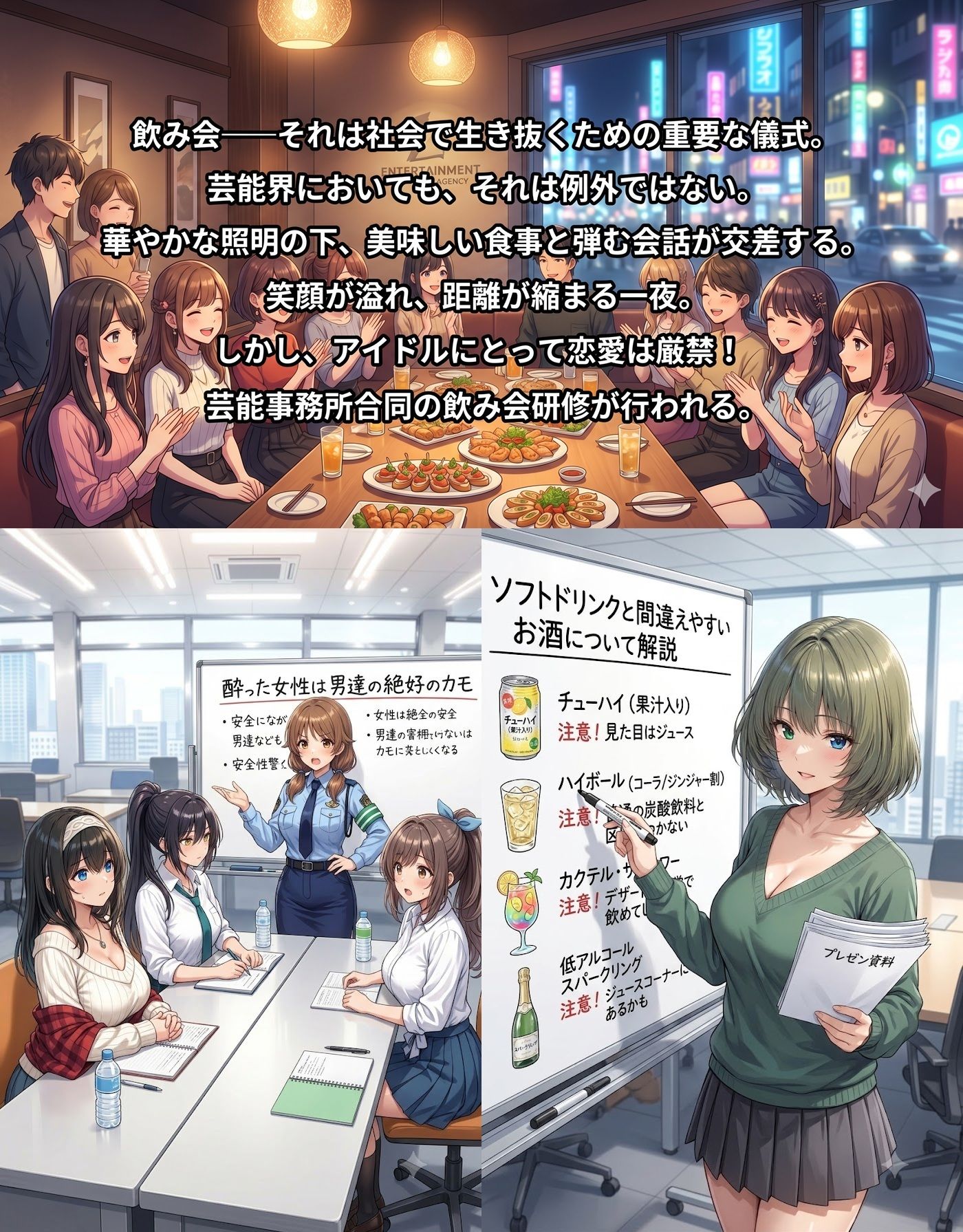 飲み会で喰われるアイドル達2 サンプル1