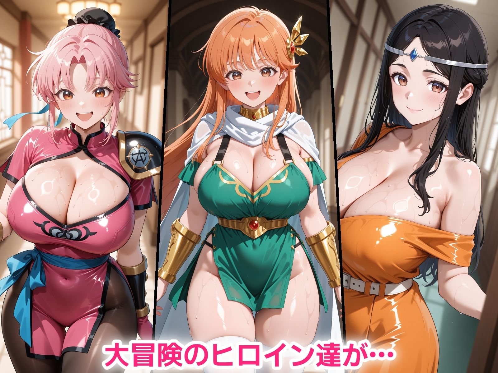 催●おじさんに寝取られる！大冒険のヒロインたち〜全員メス堕ち・孕ませ〜 サンプル1