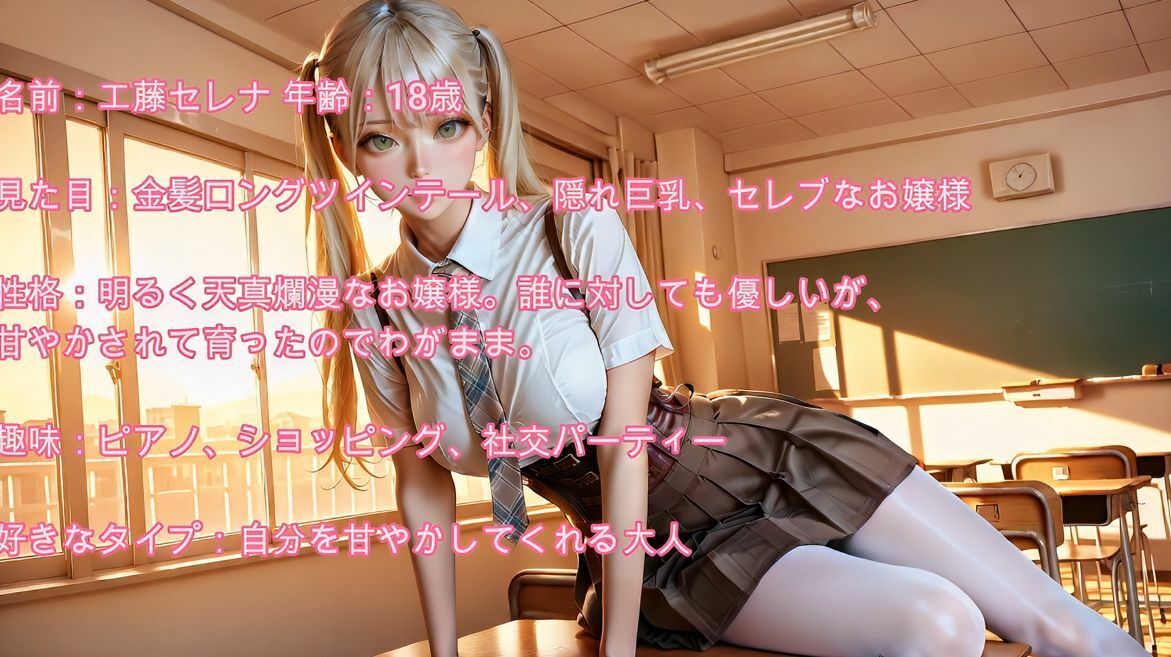 【4K】隠れ巨乳のセレブお嬢様2人が汚いキモデブ教師にハメられる。