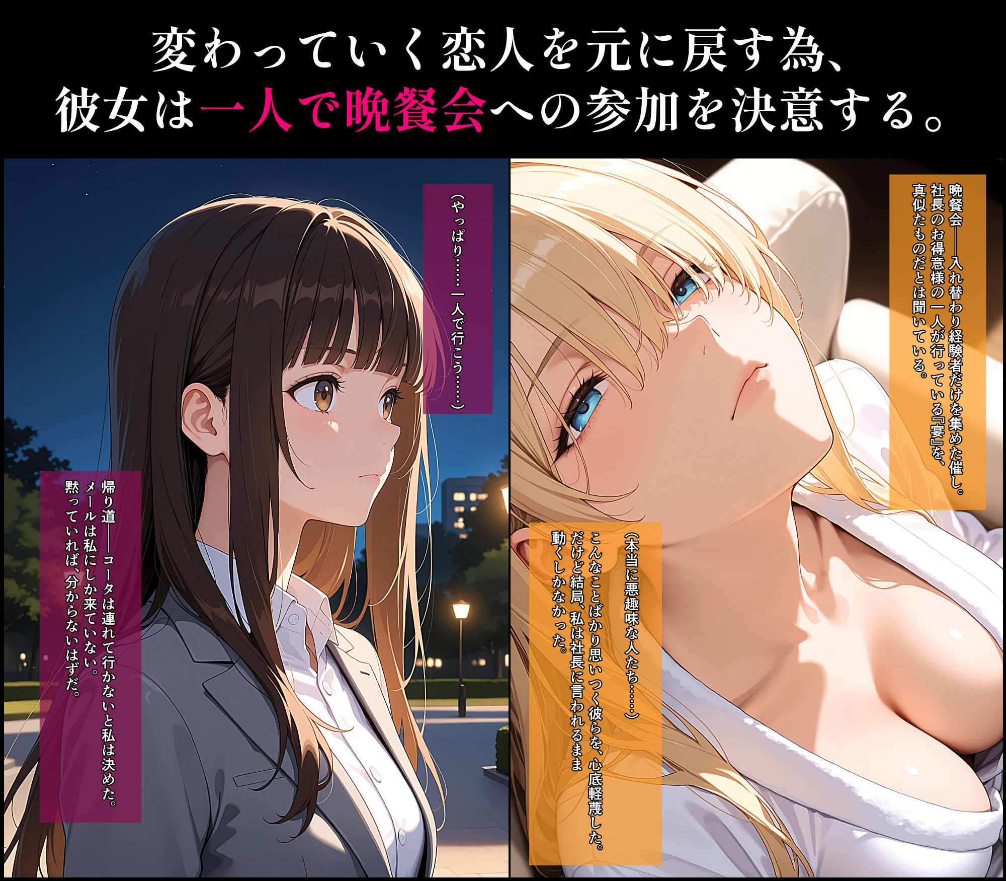 入れ替わり晩餐会 前編 集団入れ替わりの狂宴・開宴 画像1