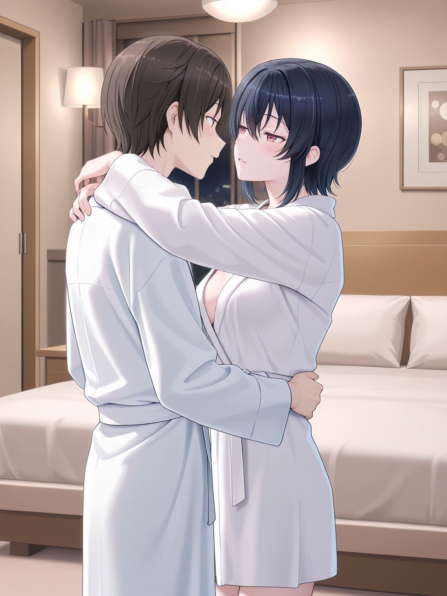 中出しイチャラブセックスした話 朝〇海×前〇真樹 イラスト集 【クラスで〇番目に可愛い女の子と友だちになった】 画像2