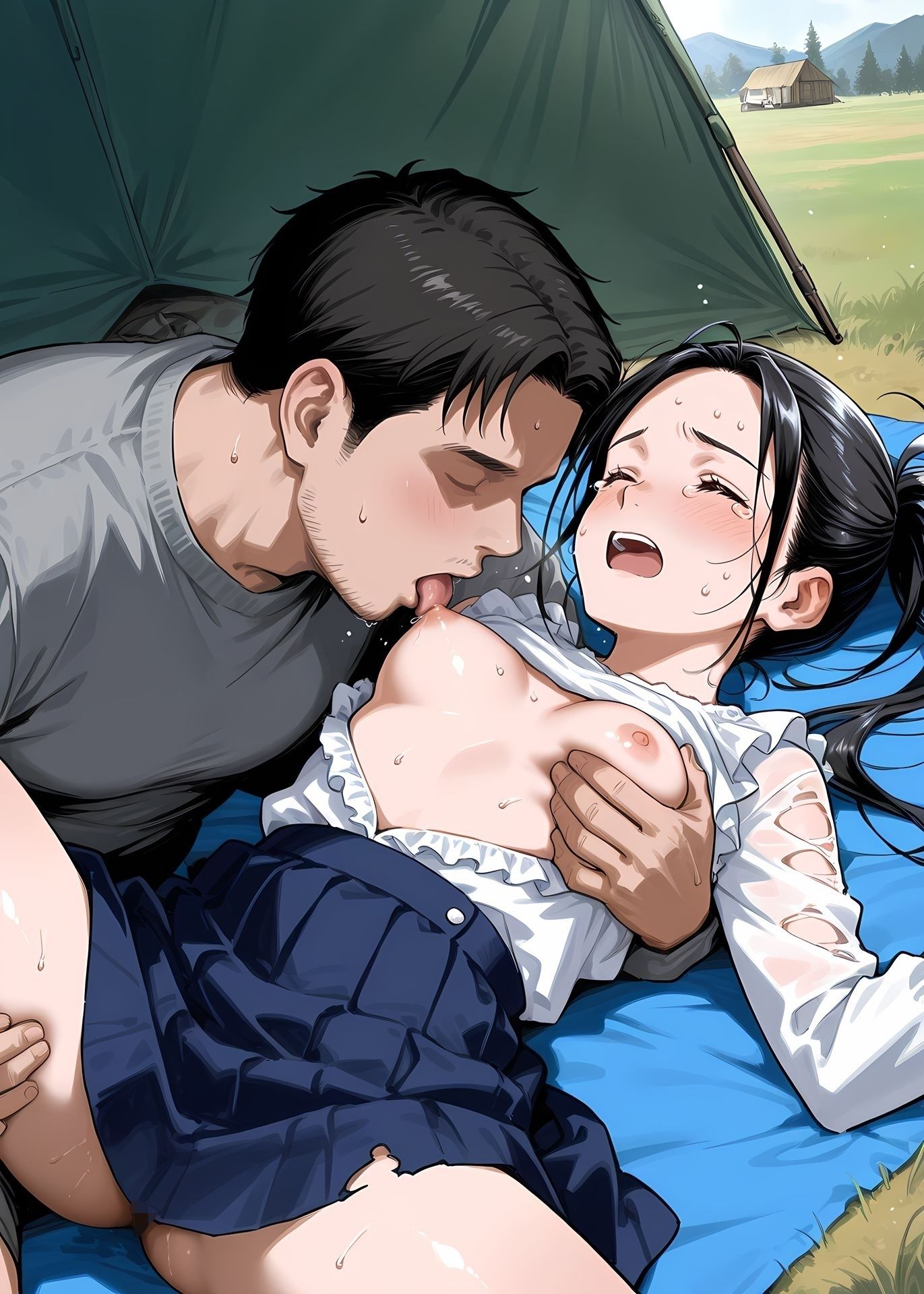 ヒロインが性処理係withホームレス  ーメダ〇スト狼〇光編ー 画像2