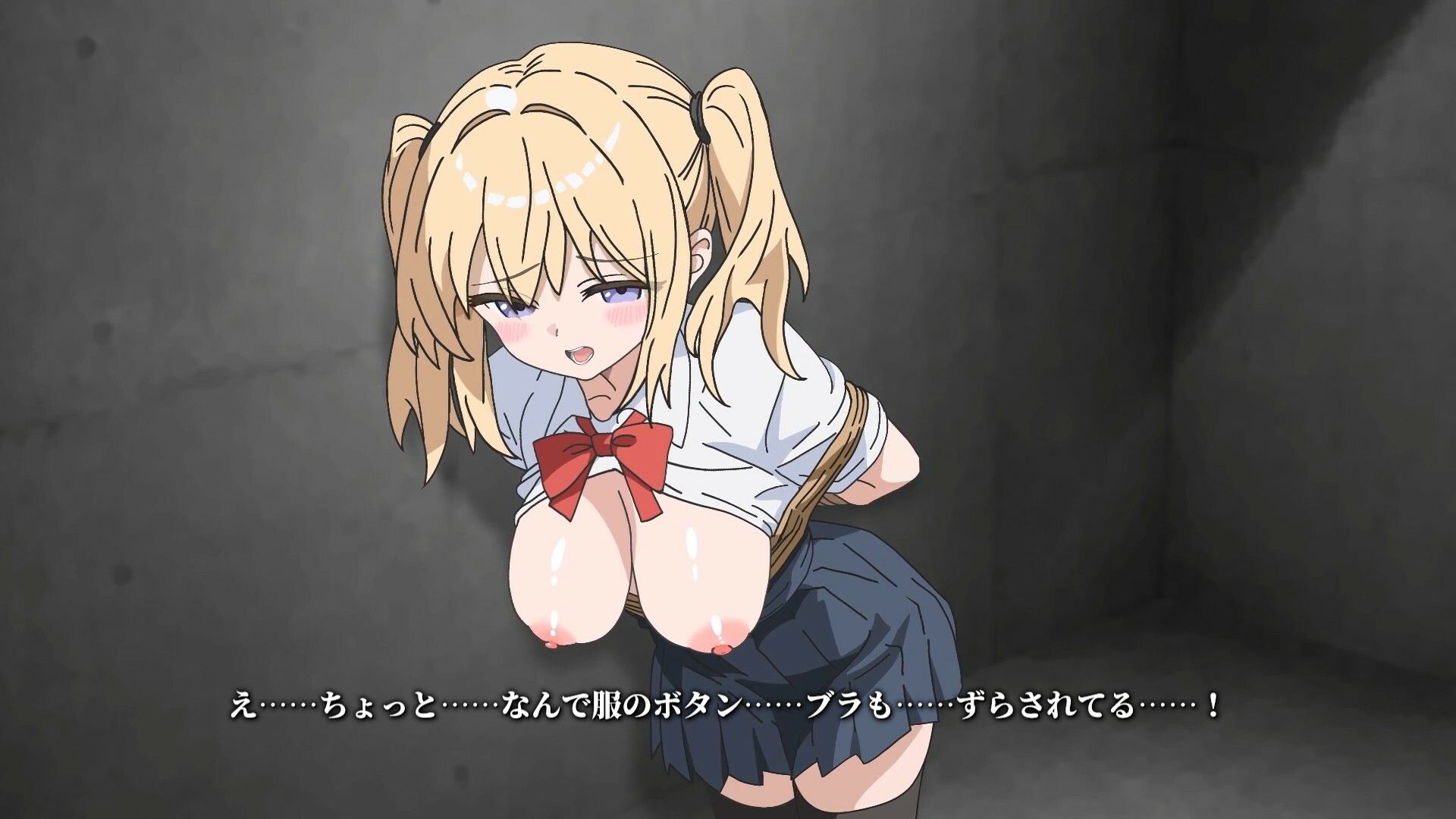 【Live2Dアニメ】拘束された少女が生意気な態度で抵抗した結果… サンプル2