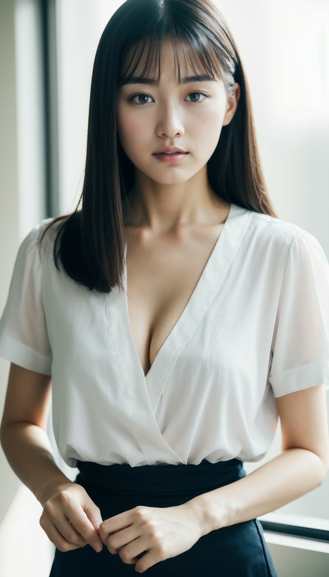 大和撫子 秘められた胸の谷間 第1巻 オフィスレディーの日常と隠し事 サンプル2