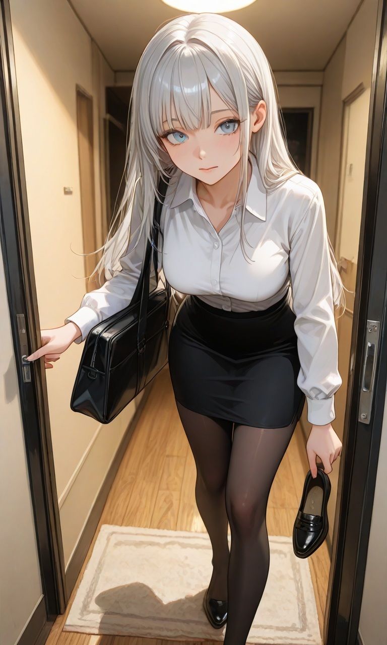 仕事帰りの着衣入浴 - 濡れ透けバスタイム - 画像1