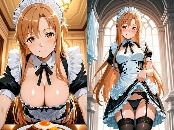 【甘々彼女記録。Ep07】ア〇ナ 甘やかしメイド編 499枚CG集 サンプル3