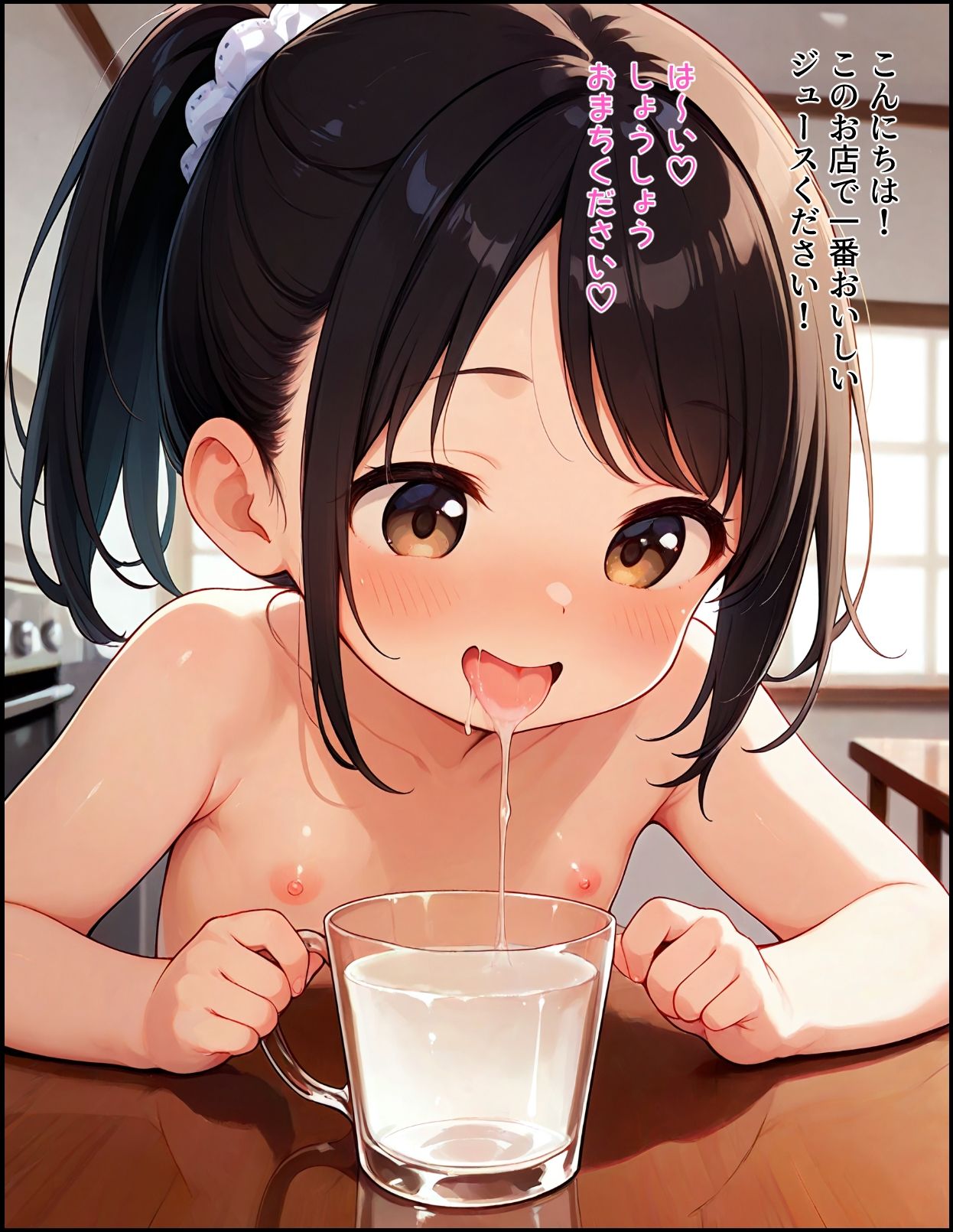 台詞付きでたっぷり唾液をくれる女の子画像集_8