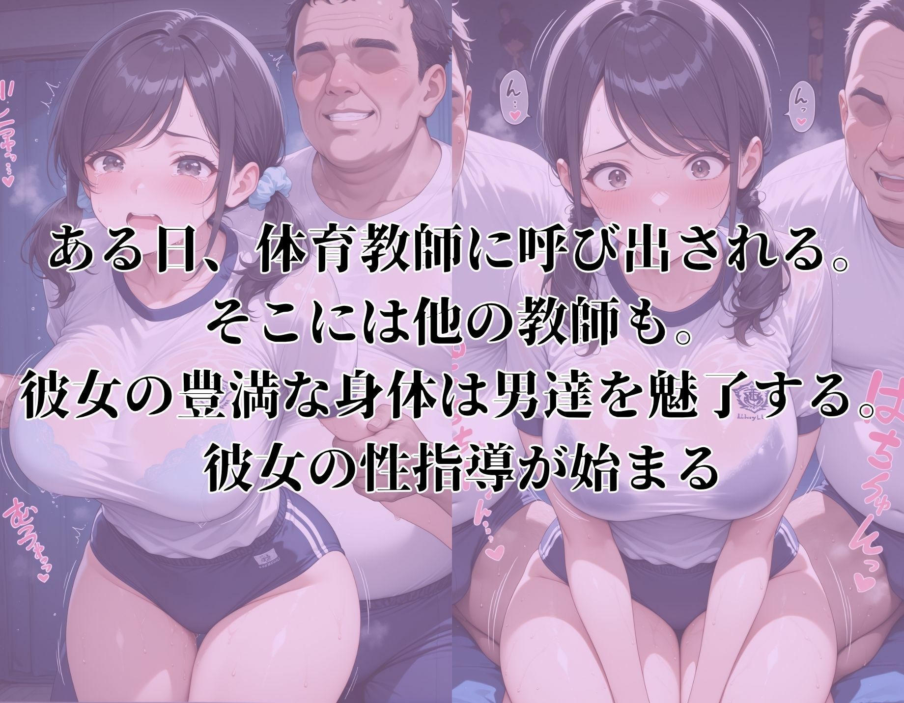 女子校生、教師による性指導〜おとなしい性格のブルマ女子を●す〜 サンプル2