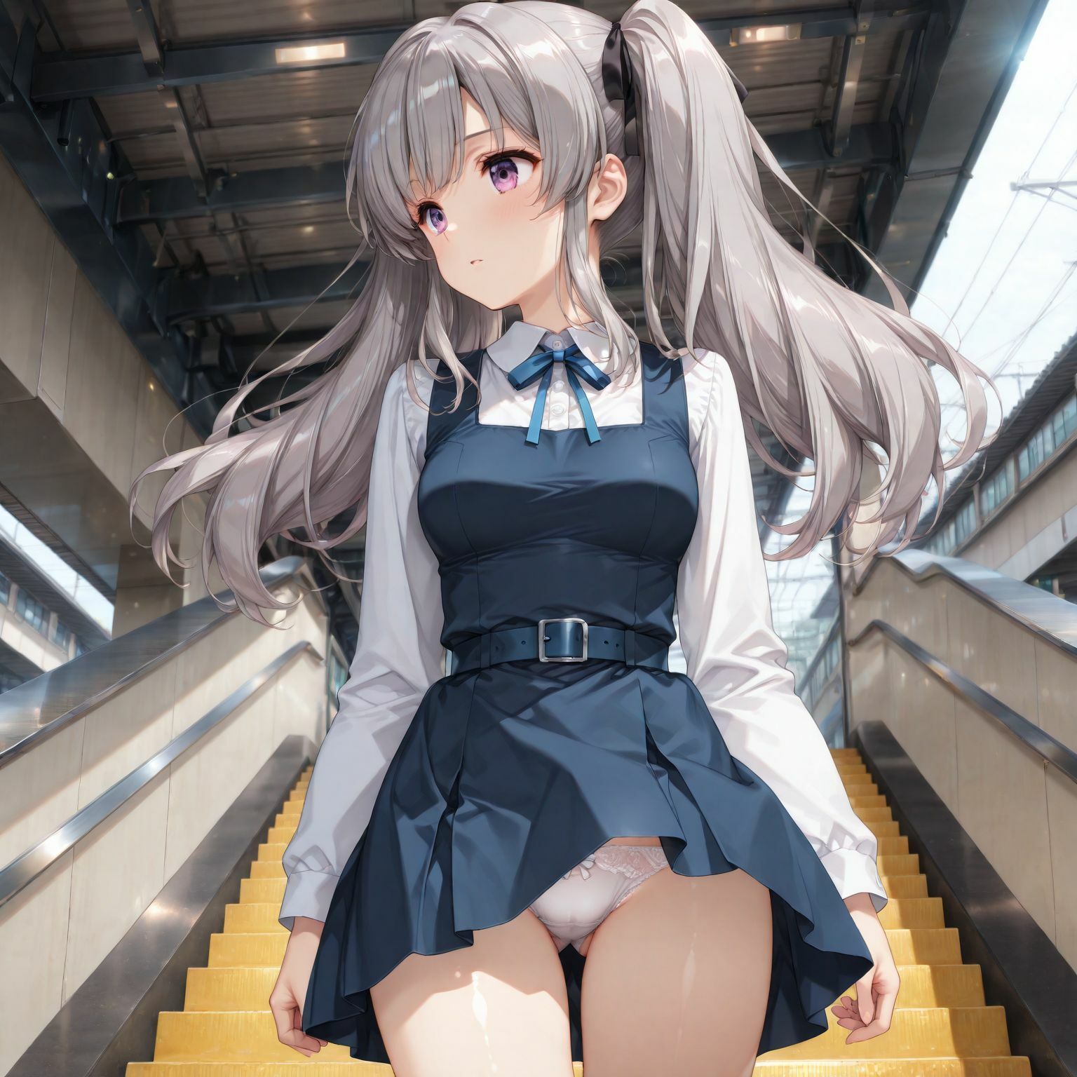 幽〇霧子の痴●電車 画像1