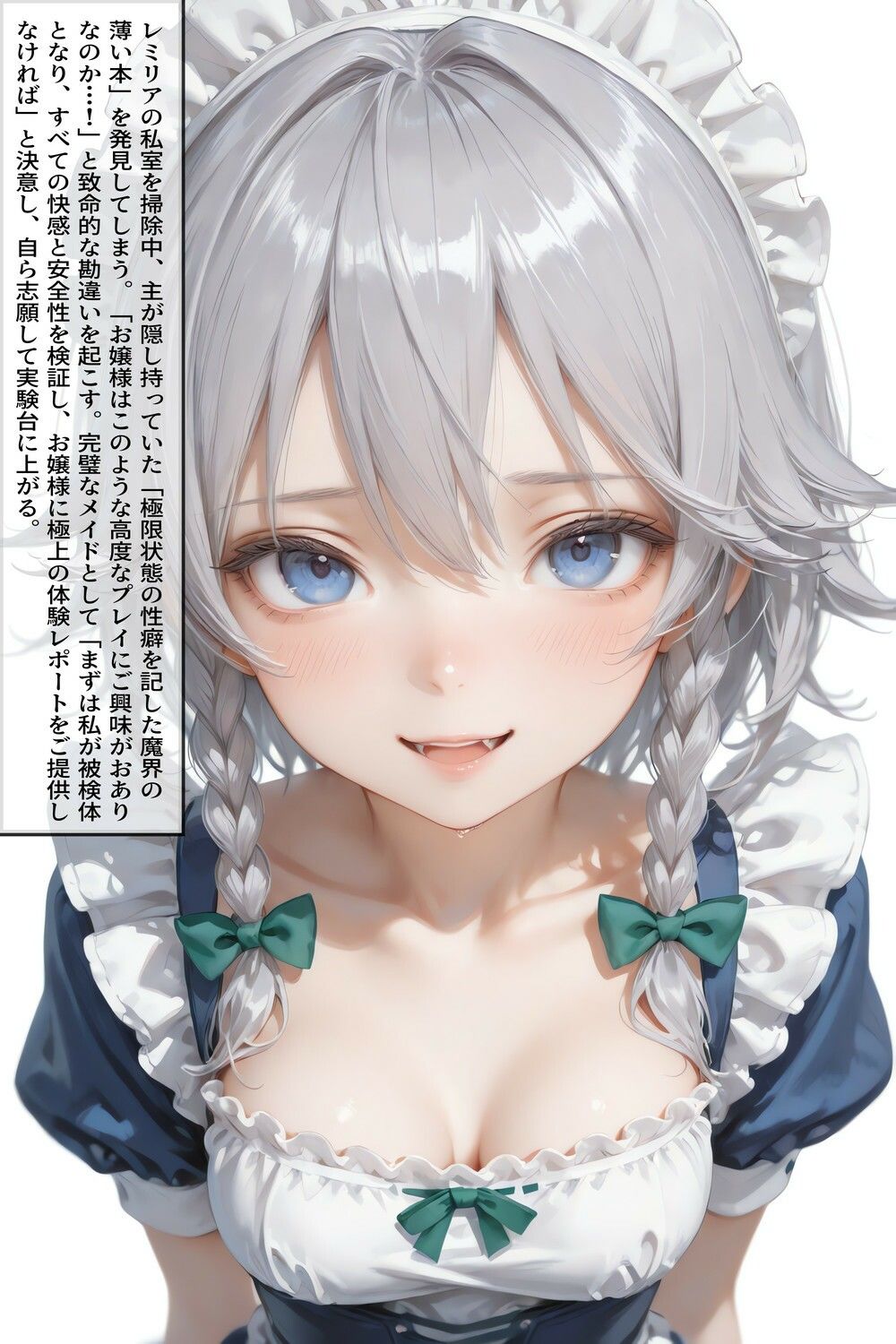 十六夜咲夜の極上体験レポート  地下検証室の七日間 【東方】【7フェチ】【500枚】 サンプル1