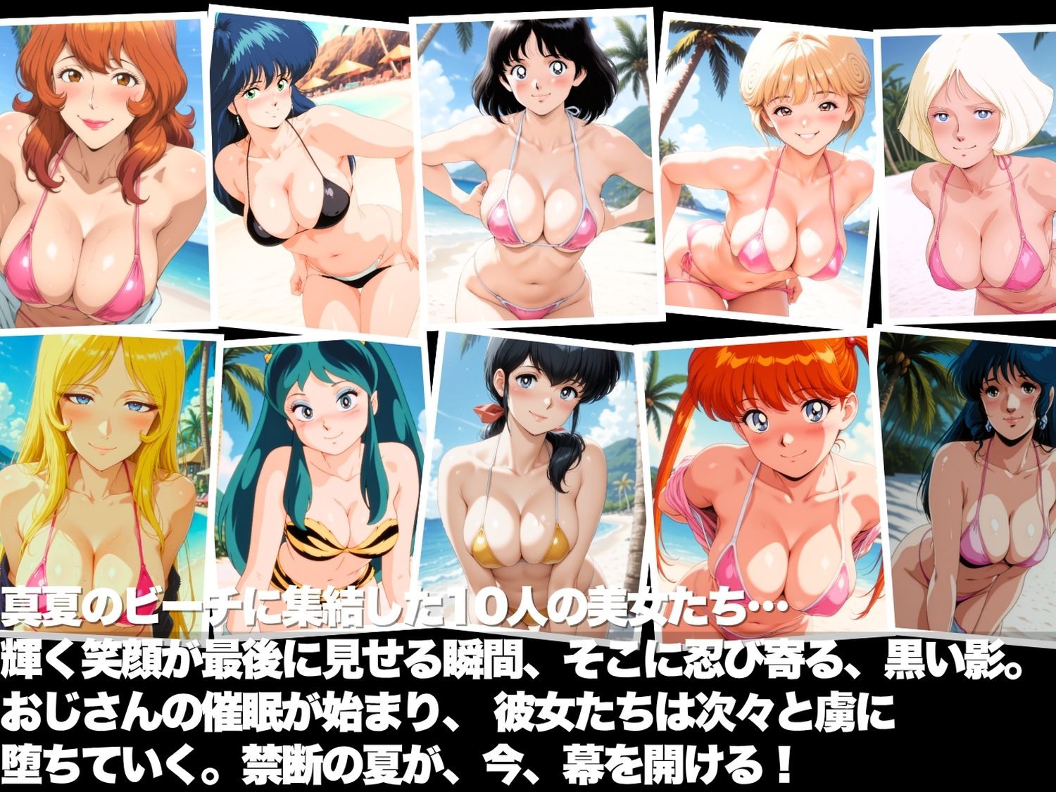 真夏の海辺で堕ちて 〜おじさんの虜になって妊娠するまで〜 いろいろ編 サンプル1