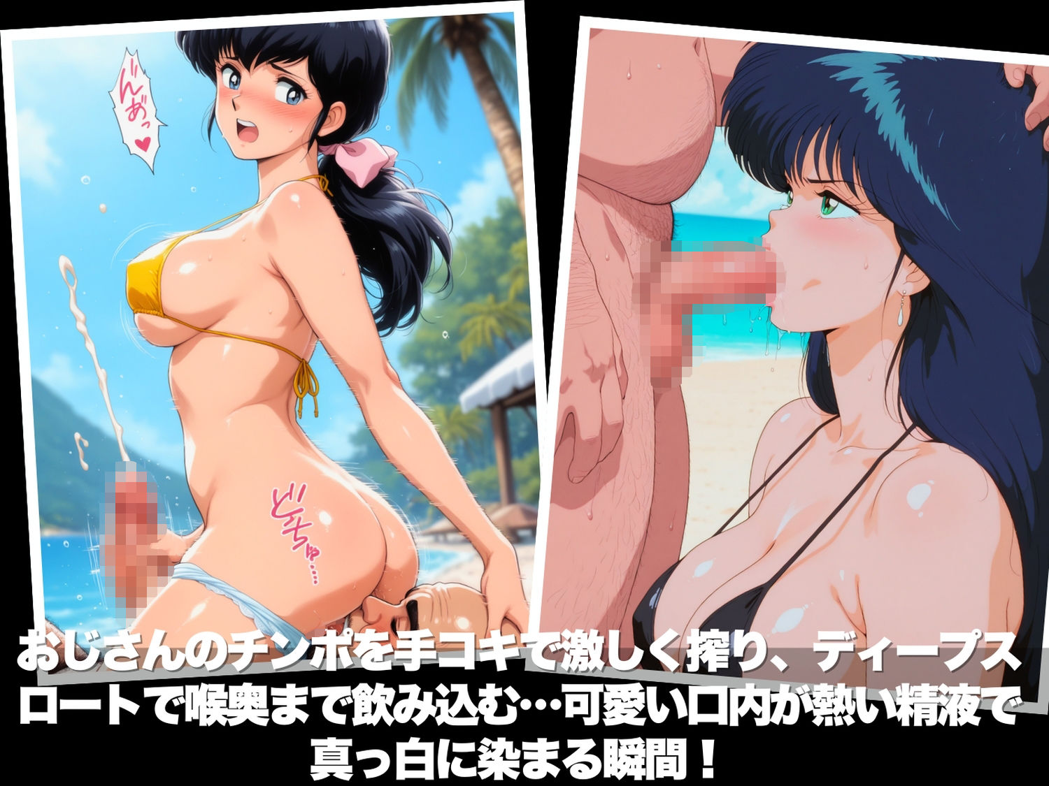 真夏の海辺で堕ちて 〜おじさんの虜になって妊娠するまで〜 いろいろ編 サンプル4