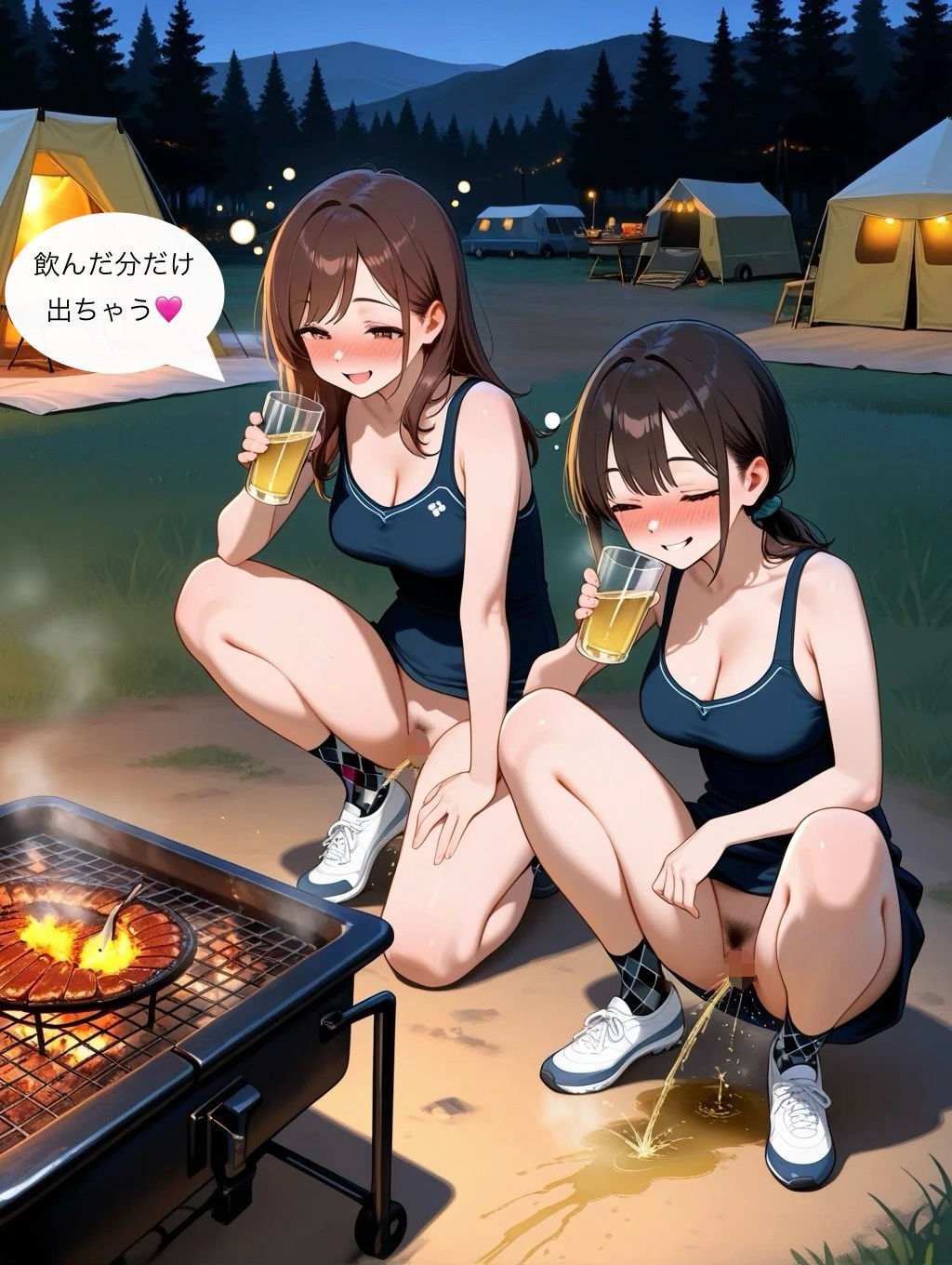 サークルのバーベキューで飲み過ぎて サンプル3