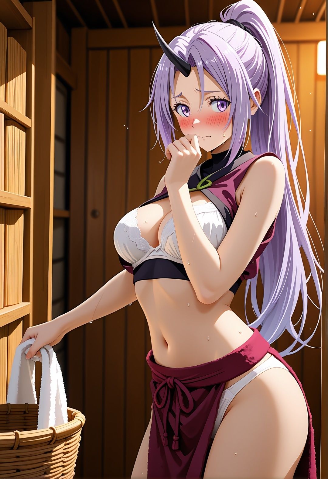 転ス〇 シ〇ンが温泉宿で巨乳晒して浴衣乱れ〜老爺&野郎共に種付け乱交〜 画像1