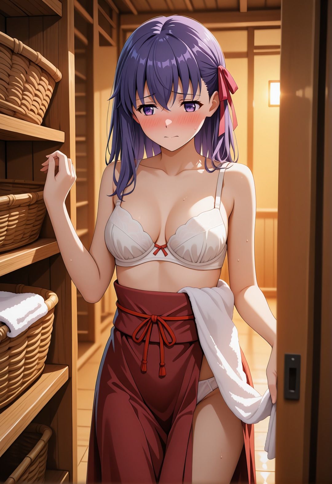 Fa〇e/◯tay night 間◯桜 温泉旅館NTR 年上男の強引陵●で抵抗しながらエロ行為連発同人CG集2