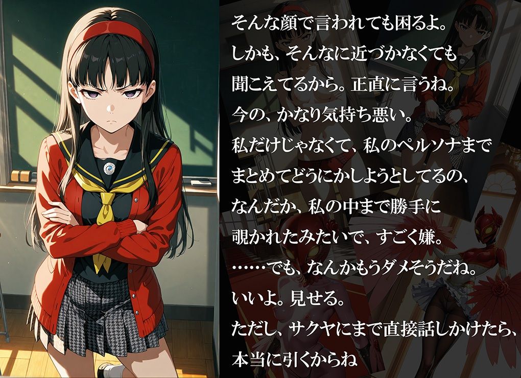 【CG500枚！】Per（はーと）ona4 嫌パン＆嫌パイ！嫌な顔でパンツとおっぱいを見せる仲間たち サンプル7
