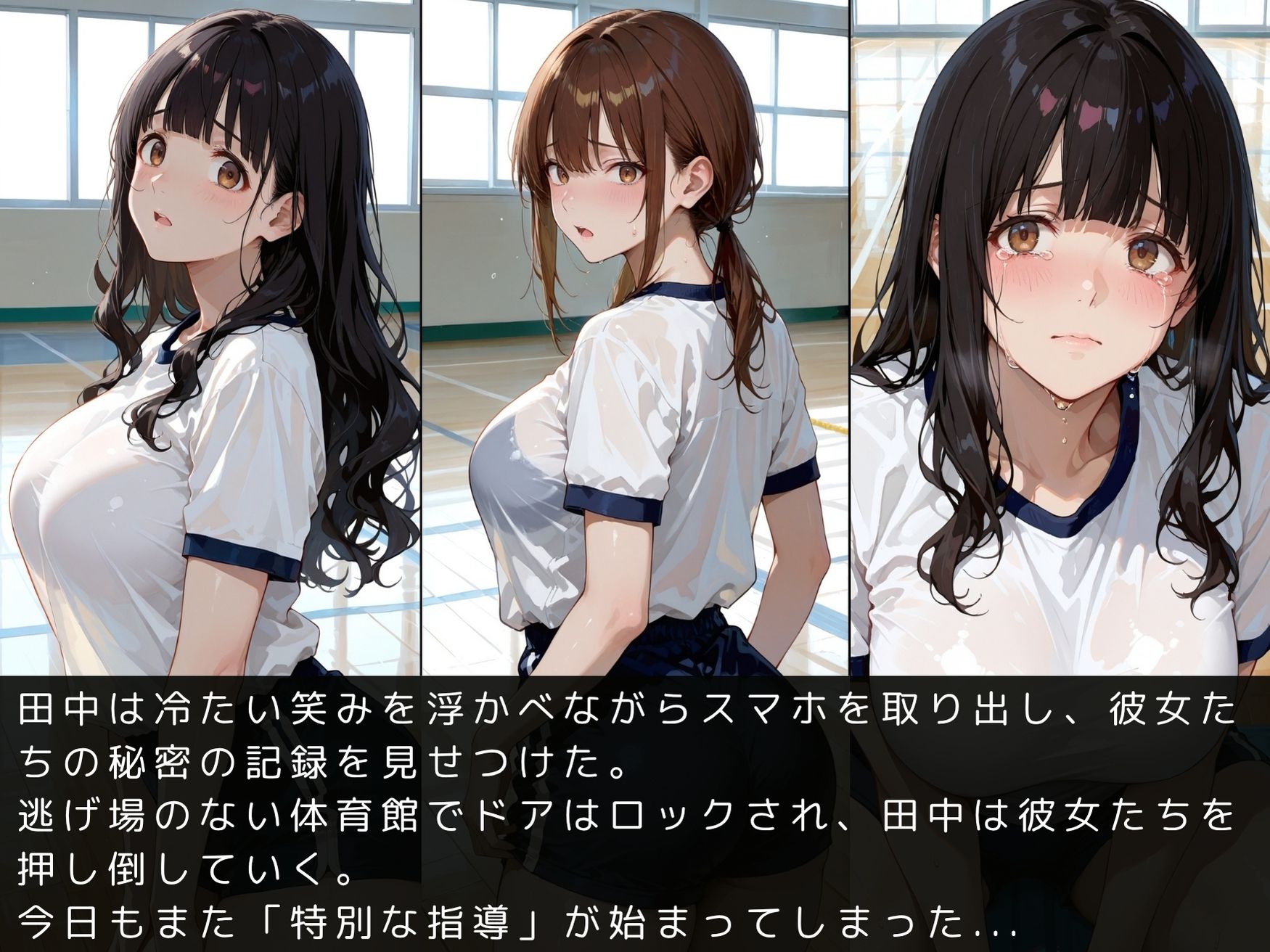 【無料エロ漫画】d_780510 放課後の性指導〜禁断の記録〜体育館編(mapuememaru)