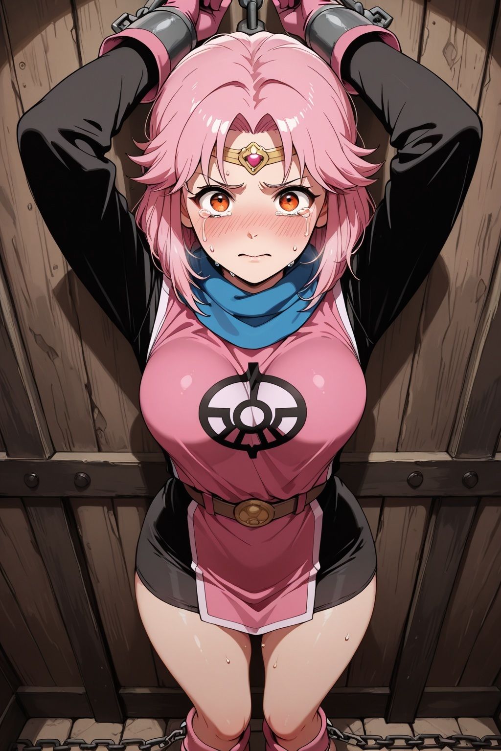 投獄された僧侶戦士 囚われたマァム 画像4