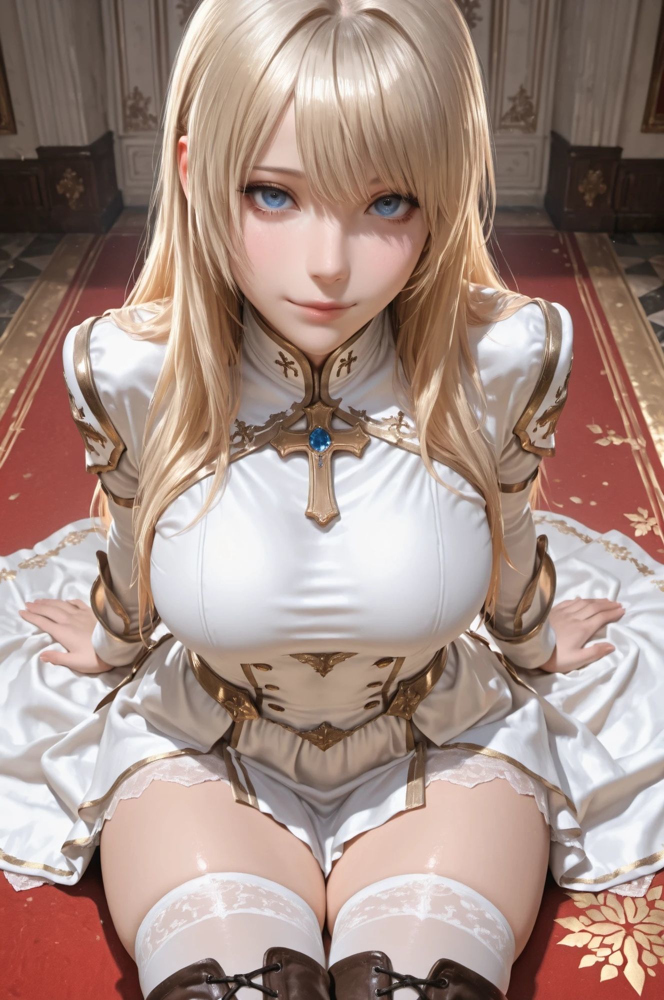 サンプル-2.5次元 金髪美女AIイラスト集 2nd ［155枚］ - サンプル画像