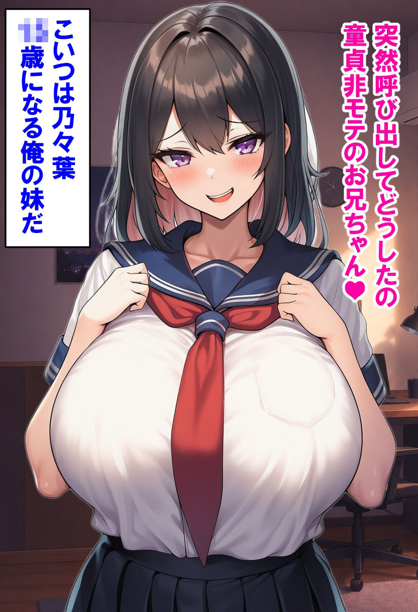 いつも童貞と俺を馬鹿にしてくる生意気巨乳妹を催●アプリで孕み袋にしちゃいました 画像3