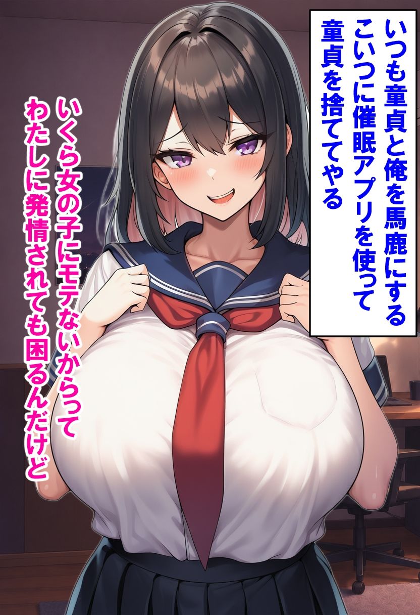 いつも童貞と俺を馬鹿にしてくる生意気巨乳妹を催●アプリで孕み袋にしちゃいました 画像4