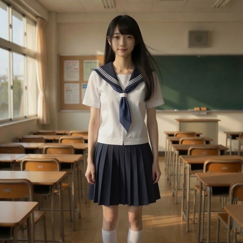 セーラー服  パンティ見せ 淫語と聖水を添えて 画像1