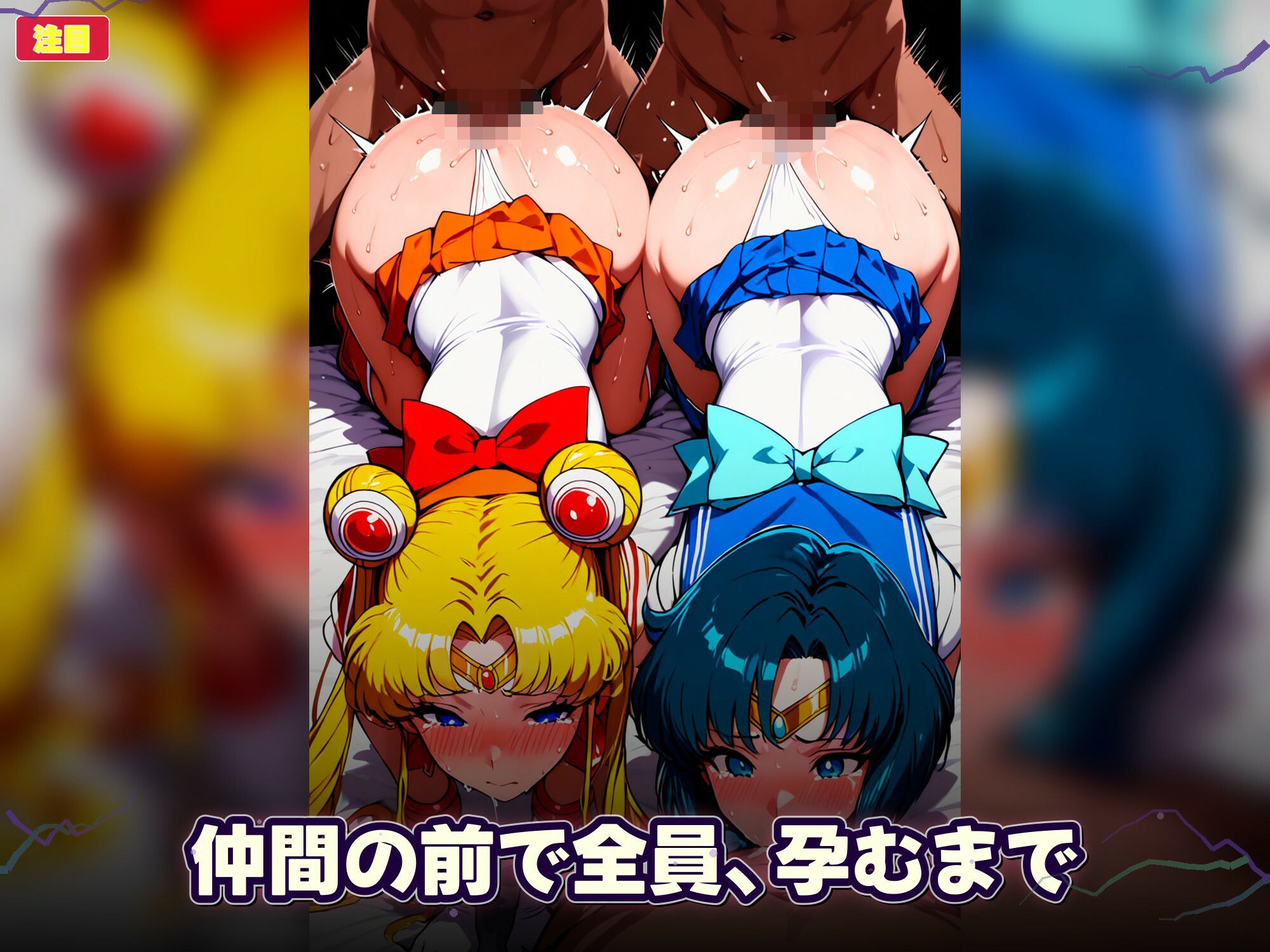 シコすぎたセーラーヒロイン達  〜仲間の前で、仲間と同時に犯●れ孕むまで〜 サンプル6