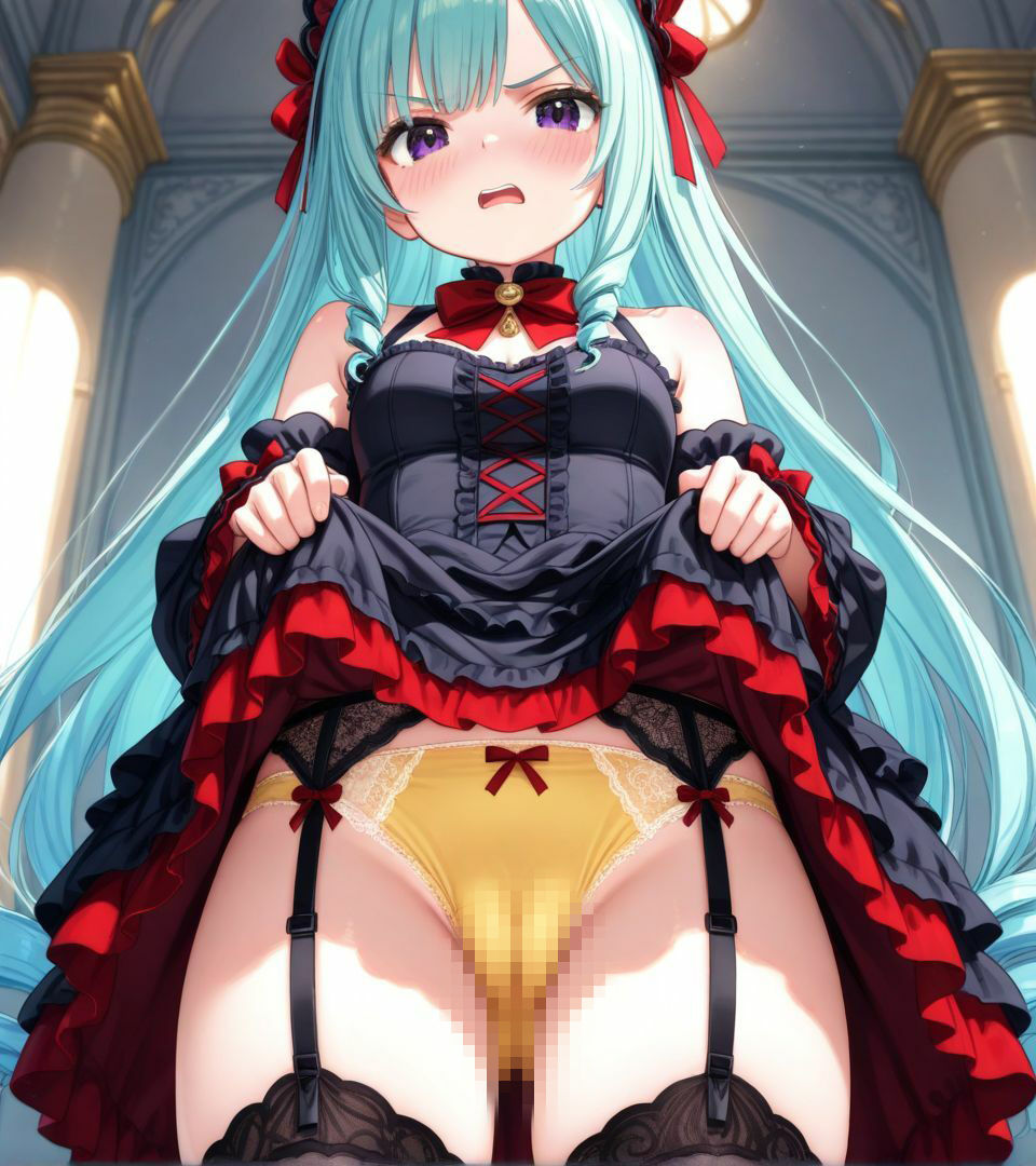 異世界召喚ガチャ_貴族のお嬢様に色んなパンツを履いてもらった 画像3