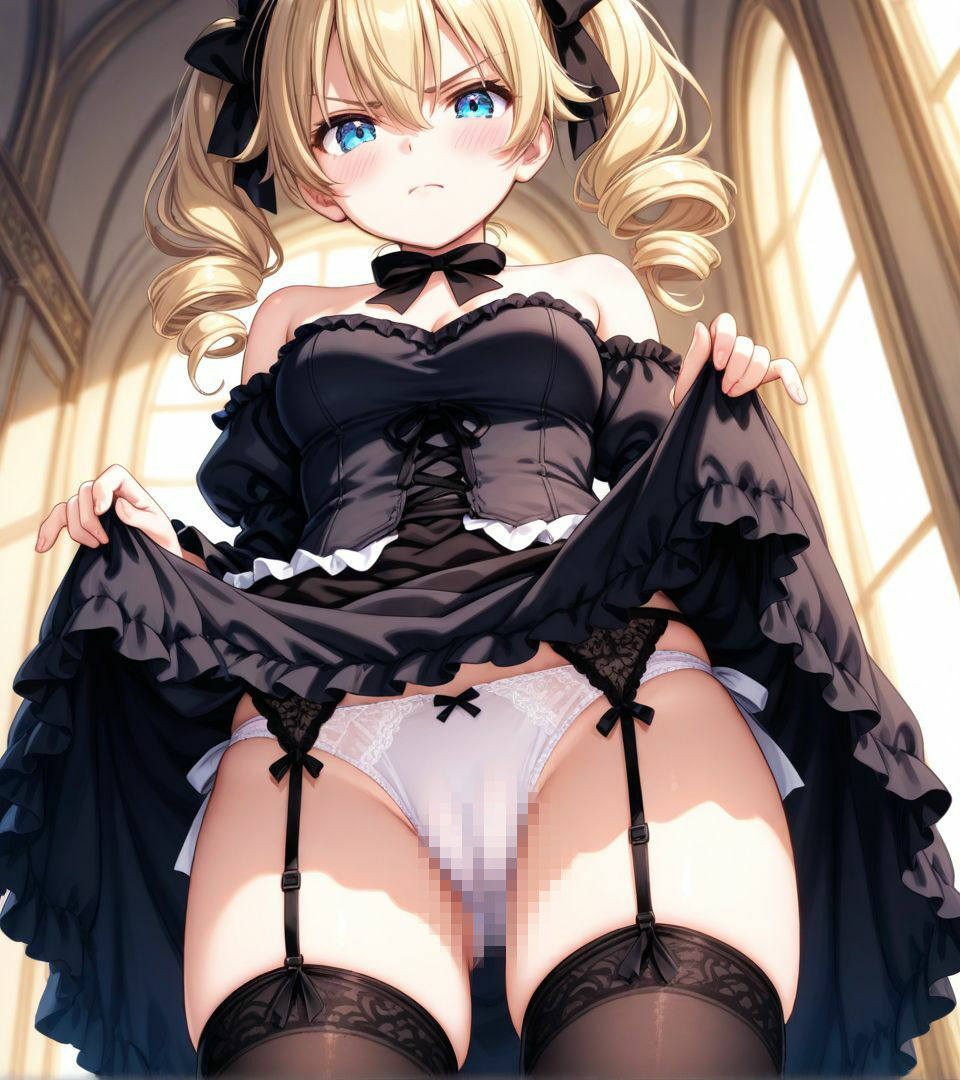 異世界召喚ガチャ_貴族のお嬢様に色んなパンツを履いてもらった 画像8
