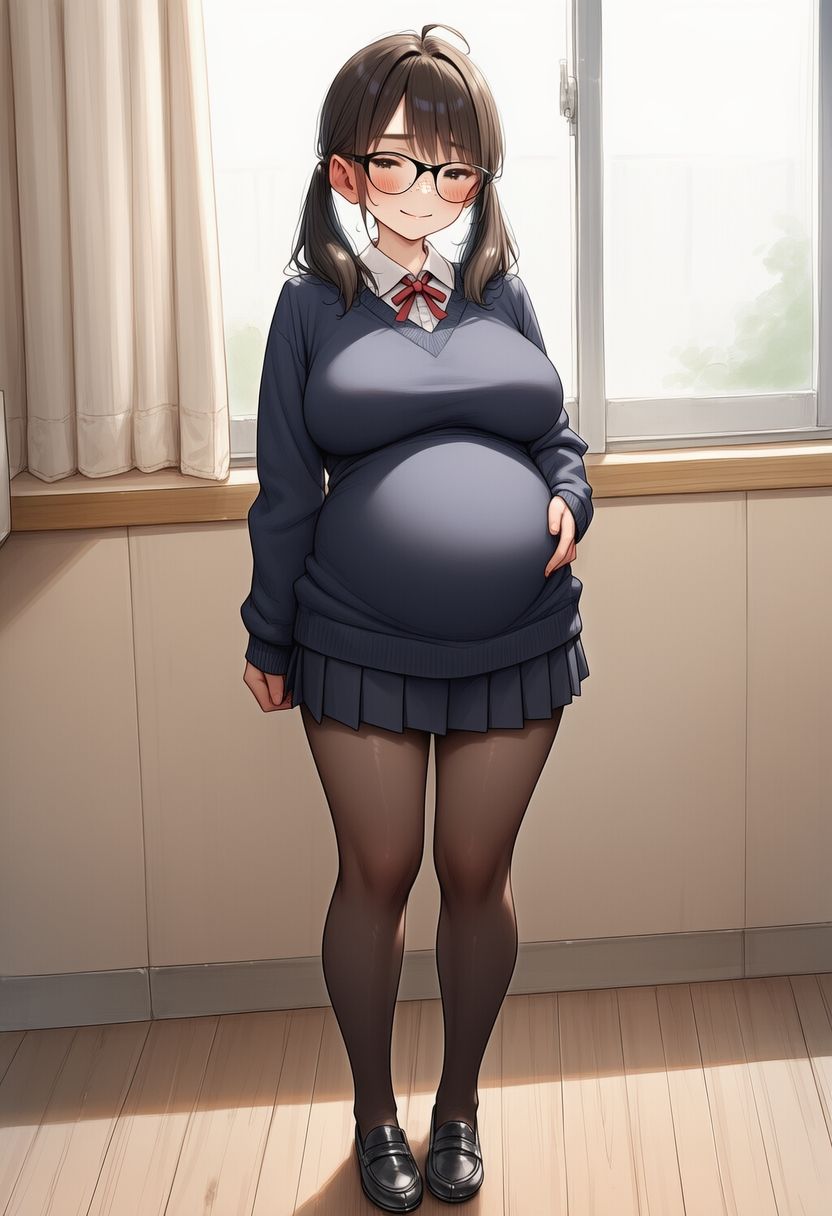 幼なじみ地味子とsexして妊娠させて出産させてを2回 画像7