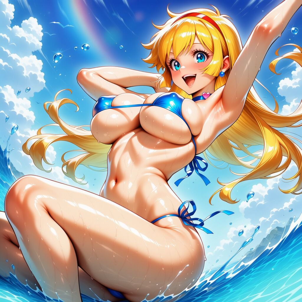 ハニーさんのイラスト集 〜豊満な双乳とムチムチしている下半身〜 画像2