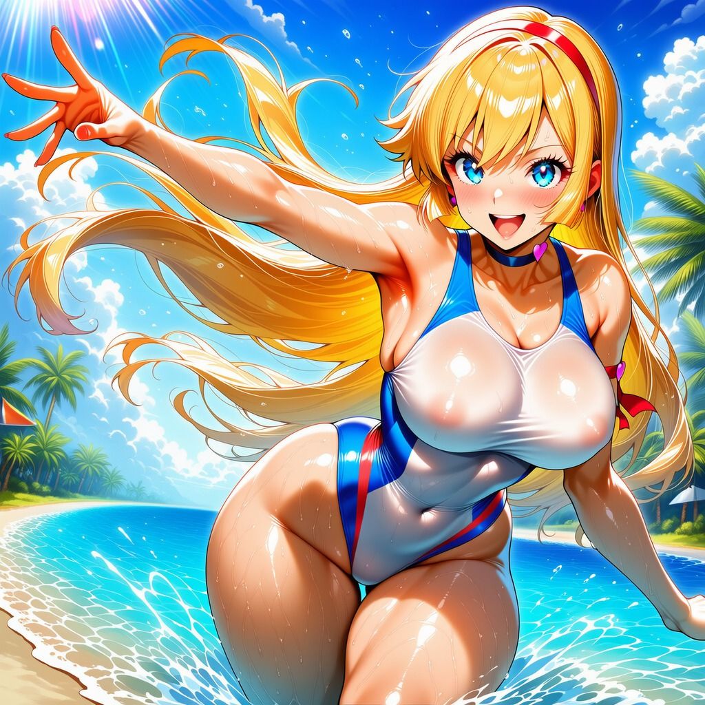 ハニーさんのイラスト集 〜豊満な双乳とムチムチしている下半身〜 画像4