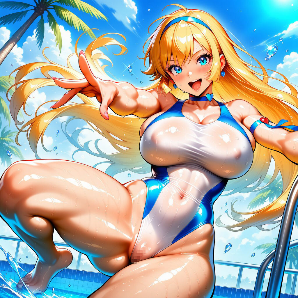 ハニーさんのイラスト集 〜豊満な双乳とムチムチしている下半身〜 画像5