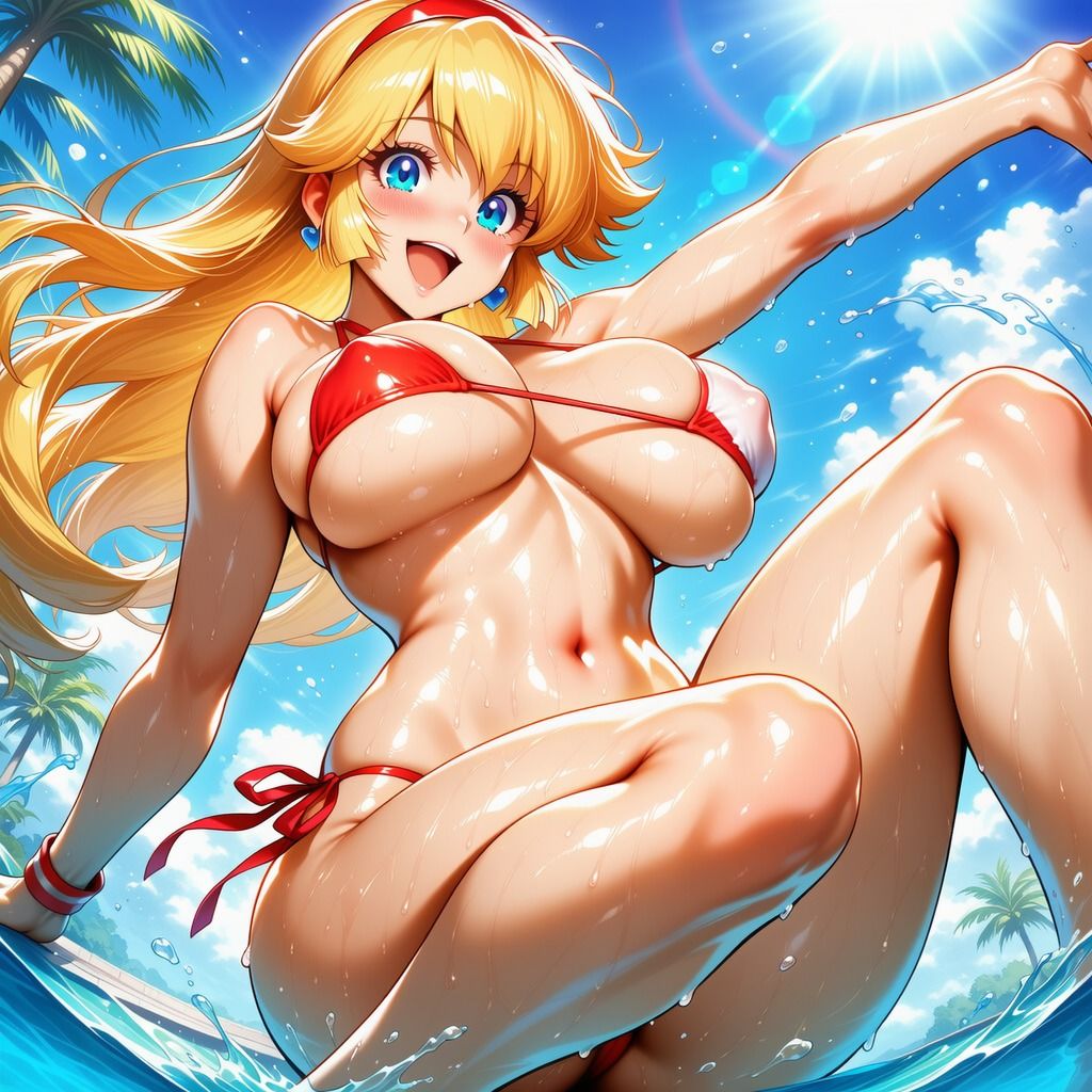 ハニーさんのイラスト集 〜豊満な双乳とムチムチしている下半身〜 画像8