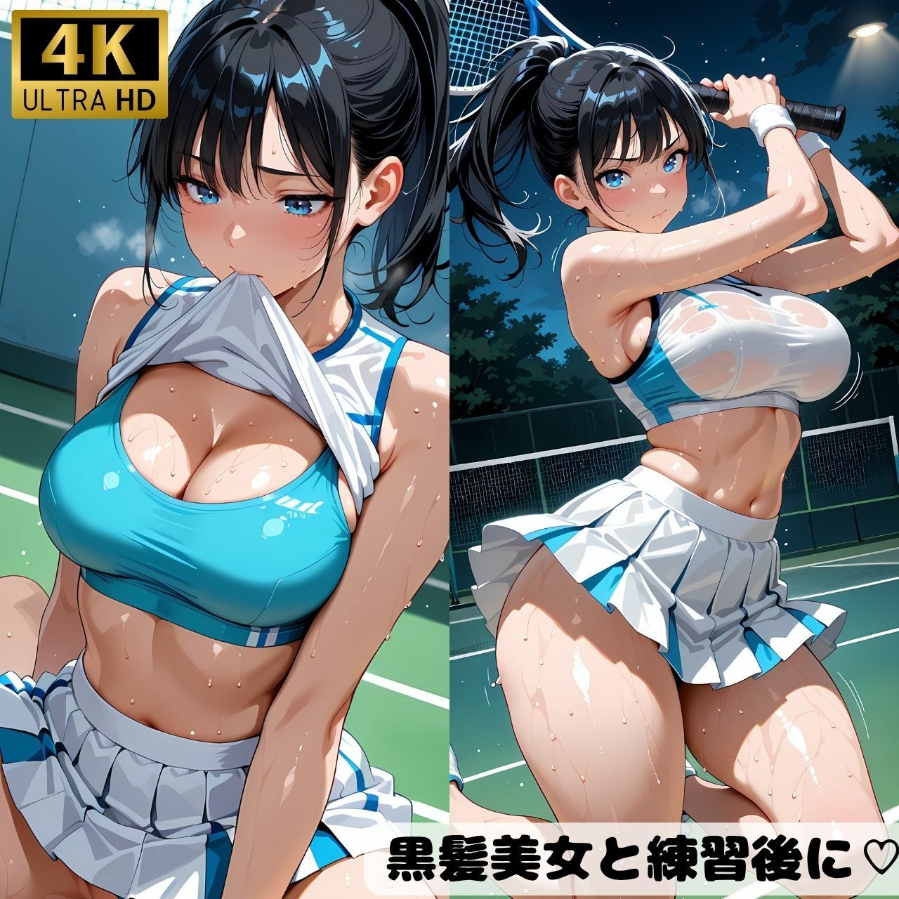 黒髪美女〜テニス編〜 画像2