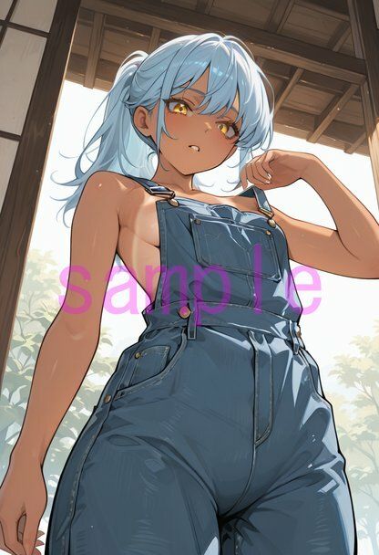 裸オーバーオールの女の子に見下していただく画像集 画像4