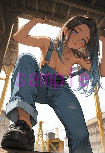 裸オーバーオールの女の子に見下していただく画像集 画像6