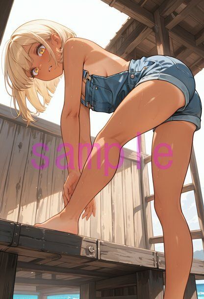 裸オーバーオールの女の子に見下していただく画像集 画像7