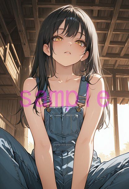 裸オーバーオールの女の子に見下していただく画像集 画像8