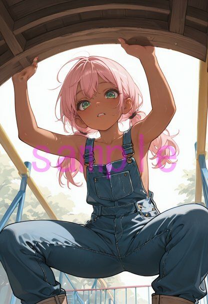 裸オーバーオールの女の子に見下していただく画像集 画像10