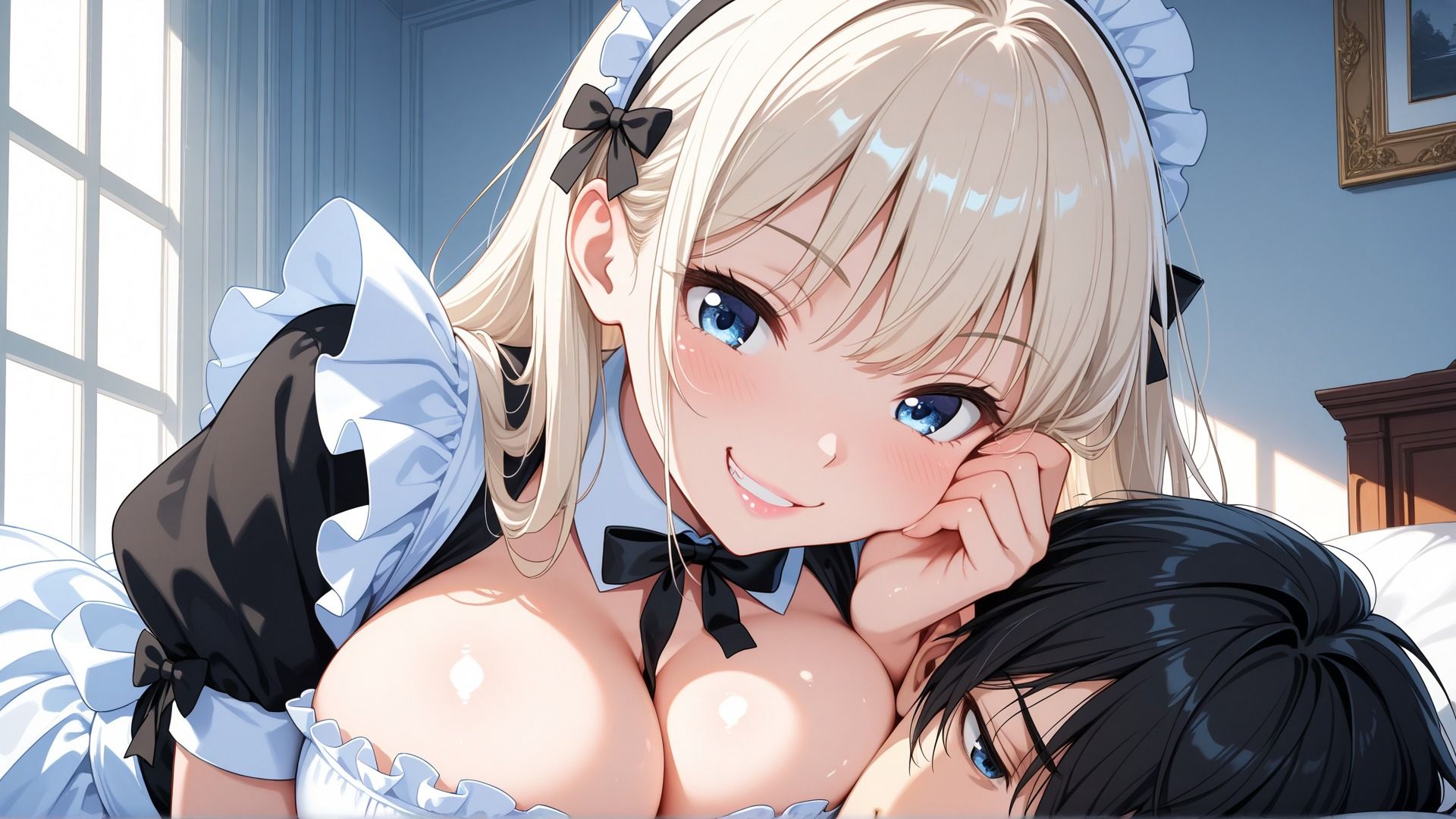 からかい上手な巨乳メイドがオヤジに寝取られたので、童貞の僕が寝取り返した話 サンプル6