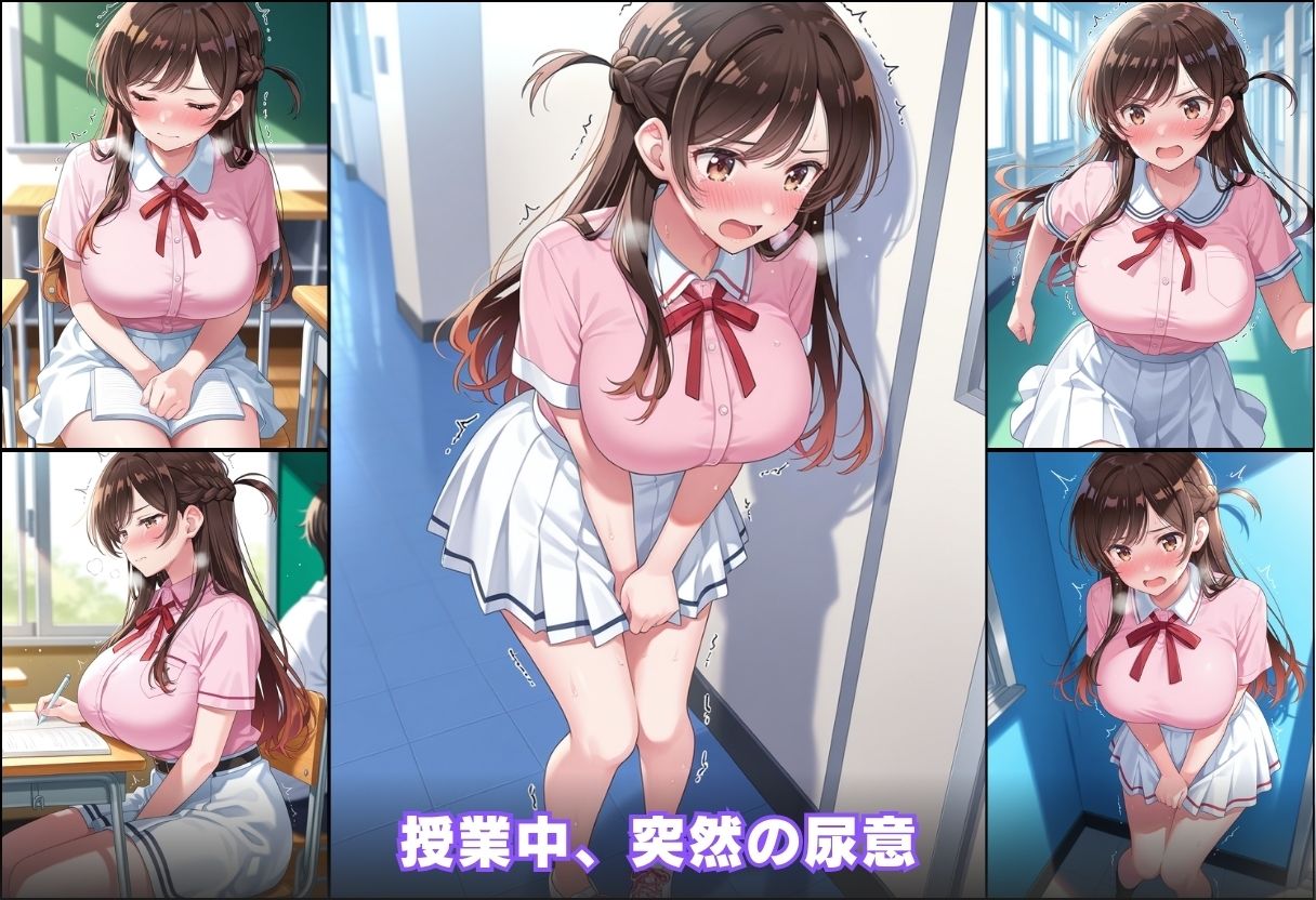 尿意の限界 彼女、おもらしします 水原千鶴 画像3