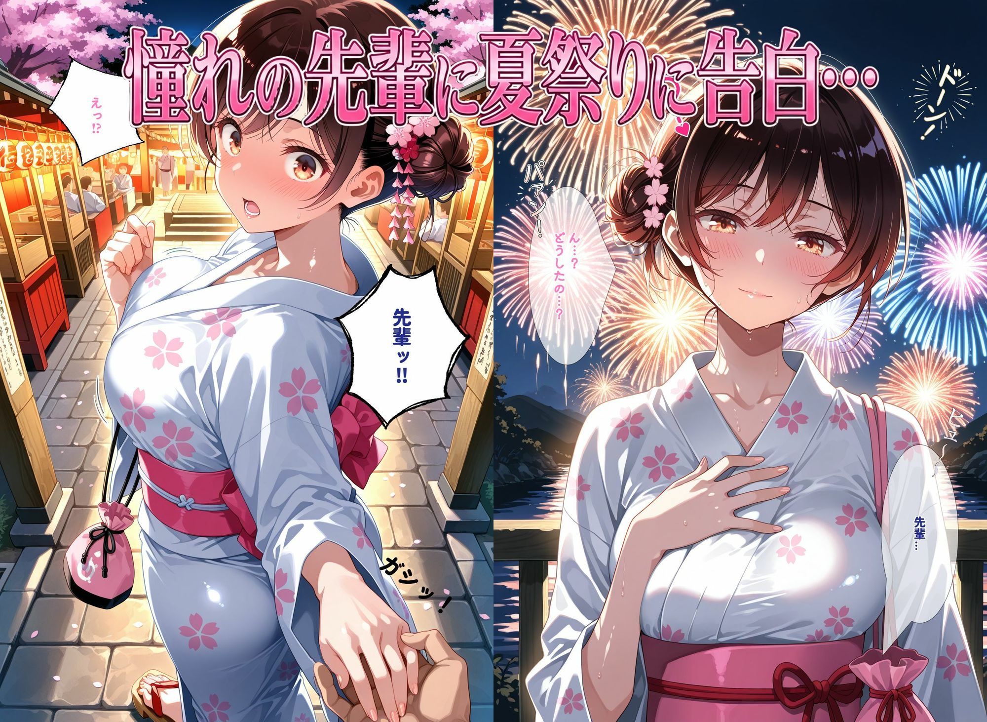 浴衣アヘハメ失禁録〜他人の前でブチ犯●れ、漏らし狂うメス彼女のすべて〜  〜一〇瀬ちづる  前編〜 画像2
