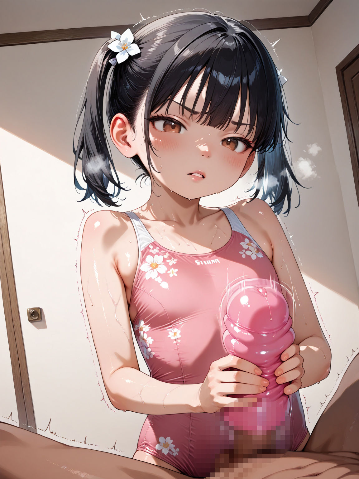 黒髪ツインテわかちゃんのメス奉仕〜わかちゃん尽くし〜_9