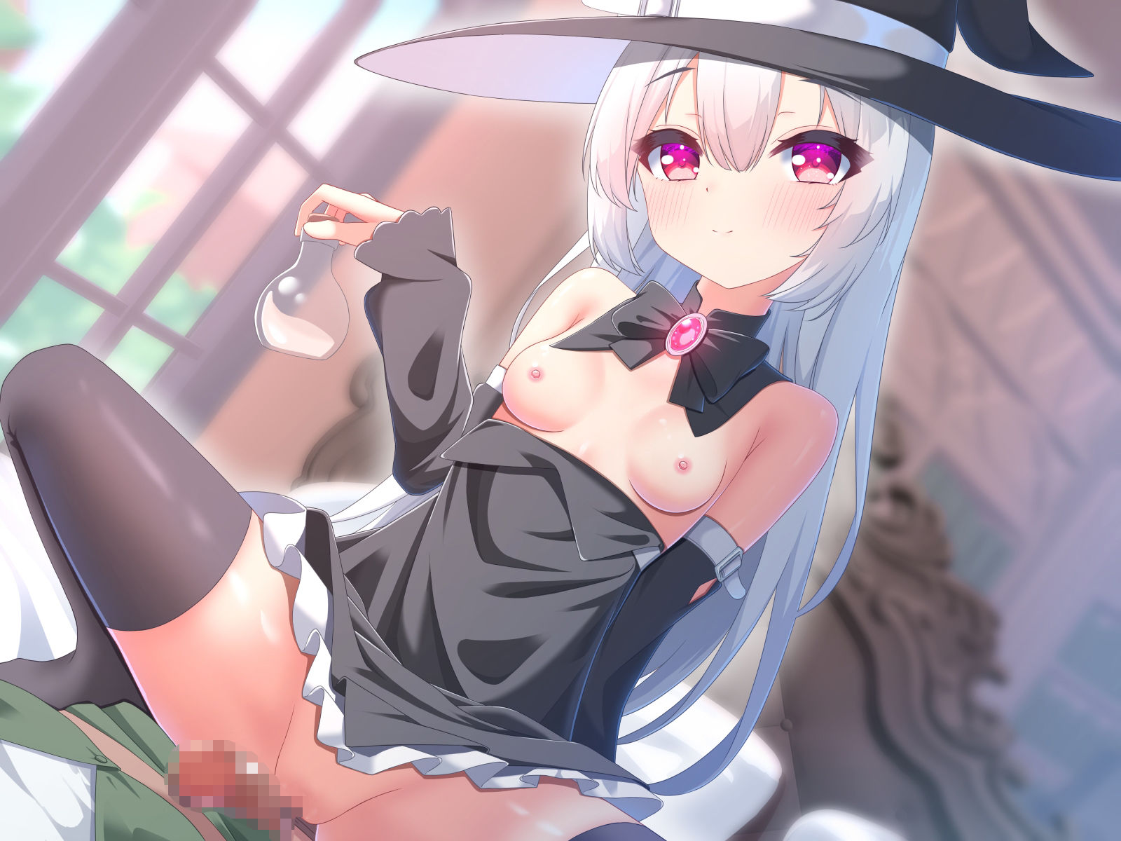 ロリ魔術師の実験で、媚薬を飲まされて搾精されるお話_4