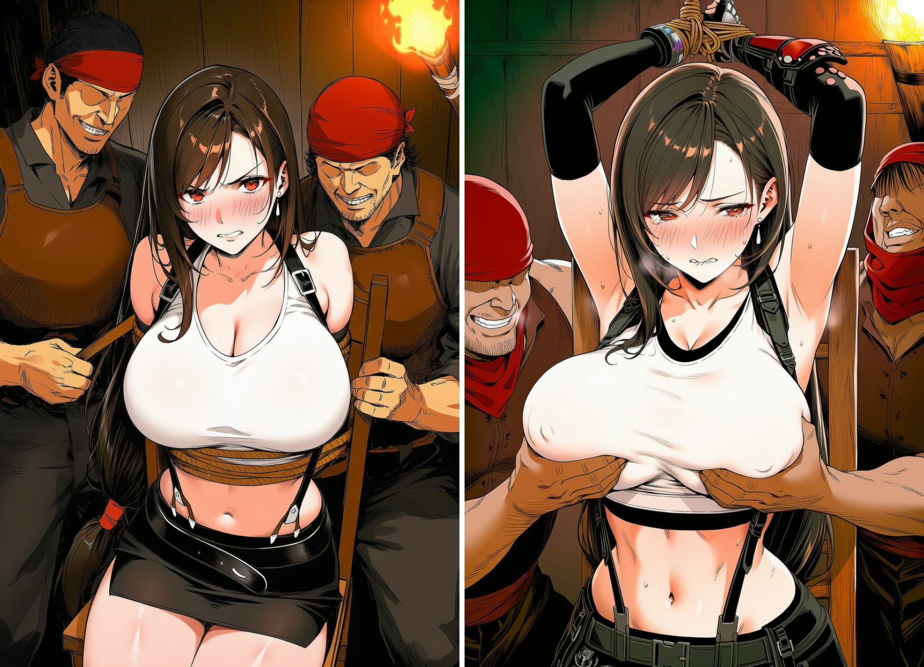 かくとう娘の陥落記〜縛られ焦らされ自分から腰を振るまで〜1