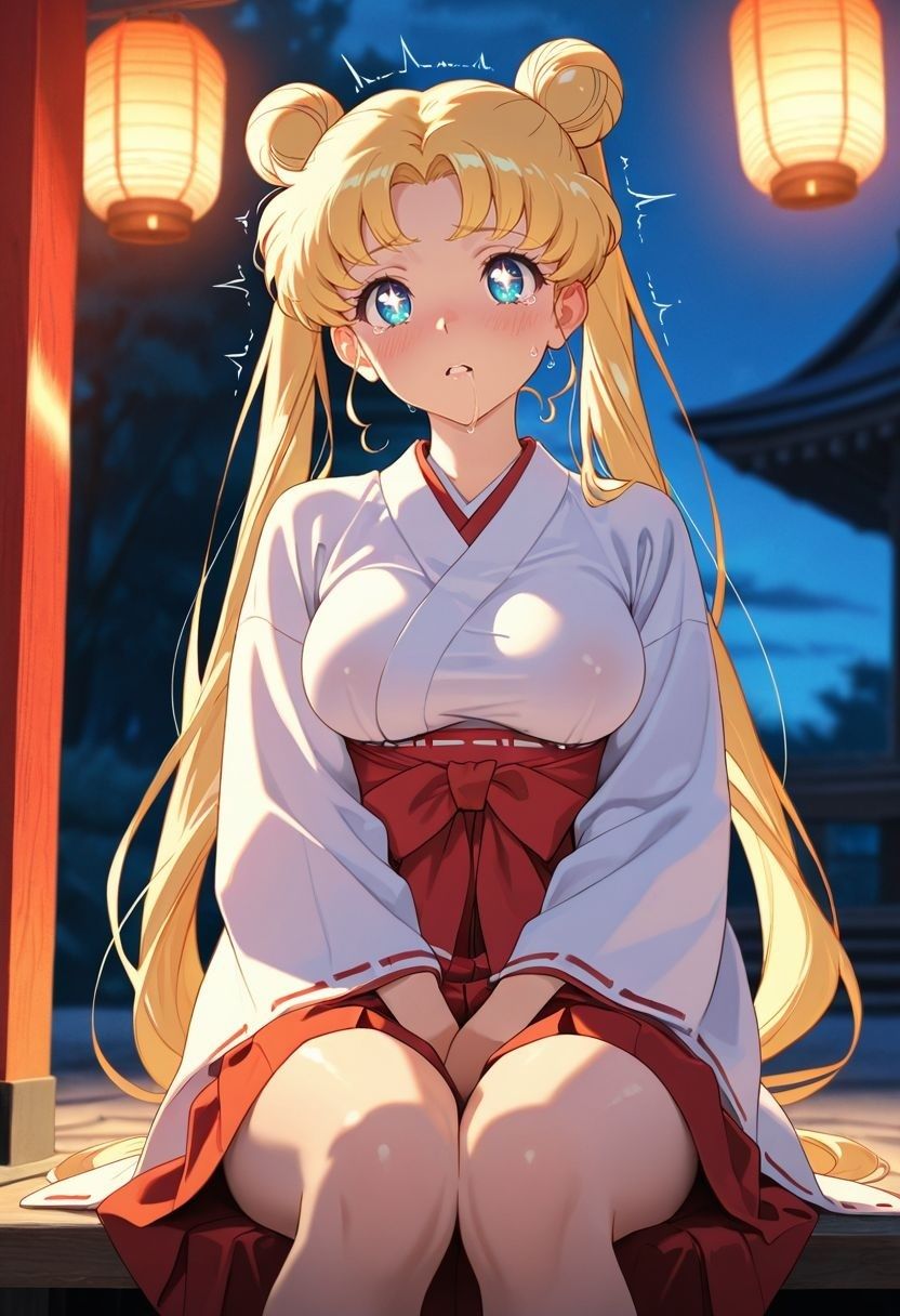 もしも。。。このキャラが巫女だったら〜月野う〇ぎ〜 画像6