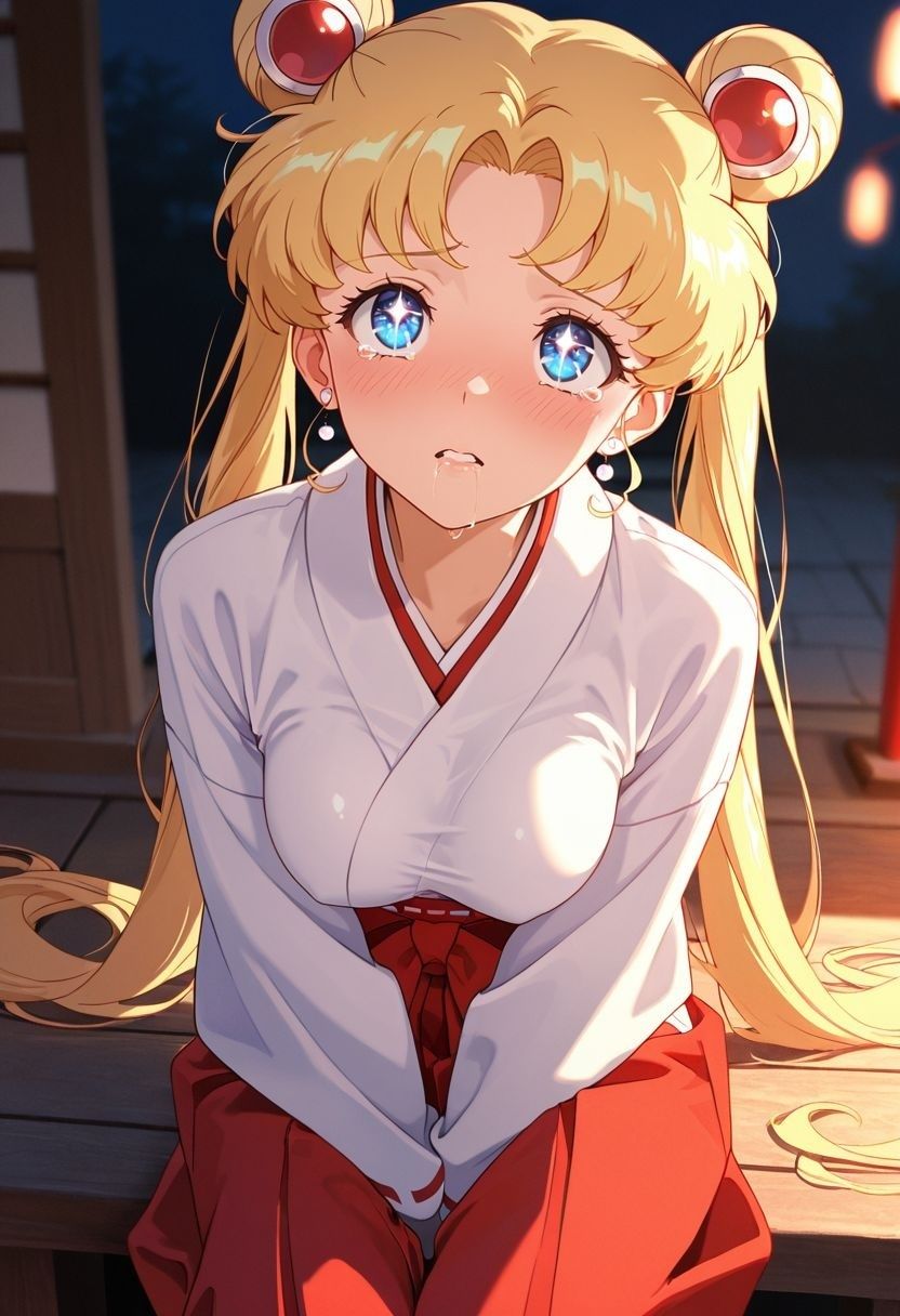 もしも。。。このキャラが巫女だったら〜月野う〇ぎ〜 画像8